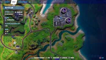 fortnite week 4 alien artifact location 5 map
