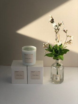 Interlude Candles Wild Mint Soy Wax Candle