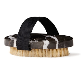 Gilded Body Marble Body Brush In Black Flower