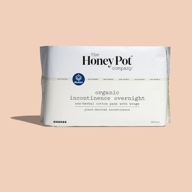 Organic Non-Herbal Incontinence Overnight Pads with Wings