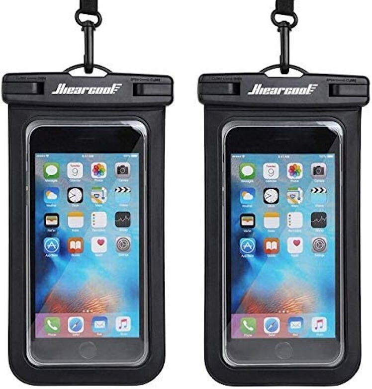 Hiearcool Universal Waterproof Phone Pouch (2-Pack)