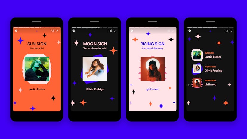 Spotify's Only You in-app experience features six themes/interactive experiences.