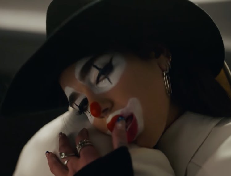 Dua Lipa as a rodeo clown