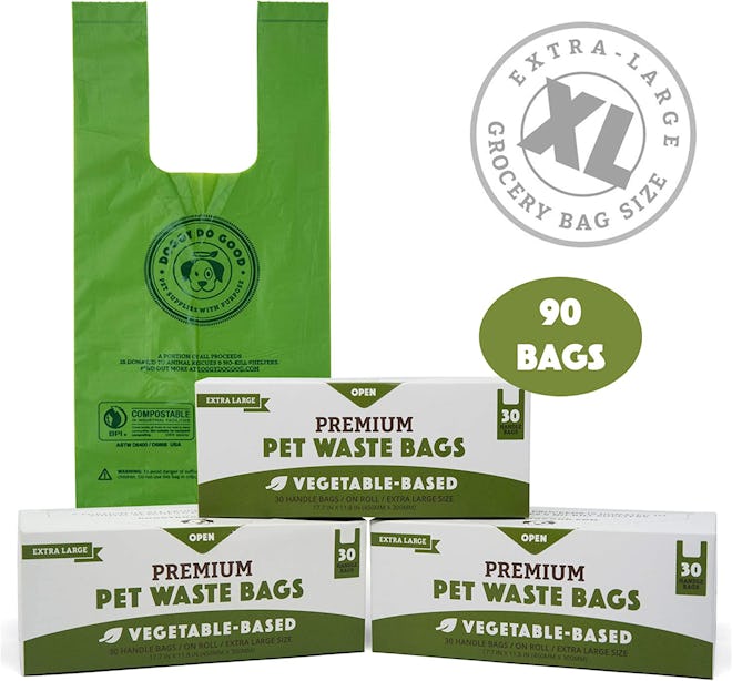 Doggy Do Good Biodegradable Dog Poop Bags (90 Count)