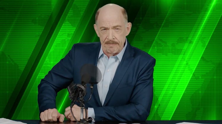 J.K. Simmons as J. Jonah Jameson in Spider-Man: No Way Home