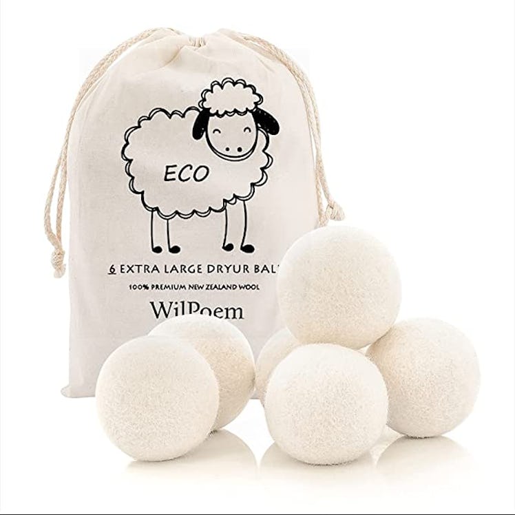 WilPoem Nature Wool Dryer Balls