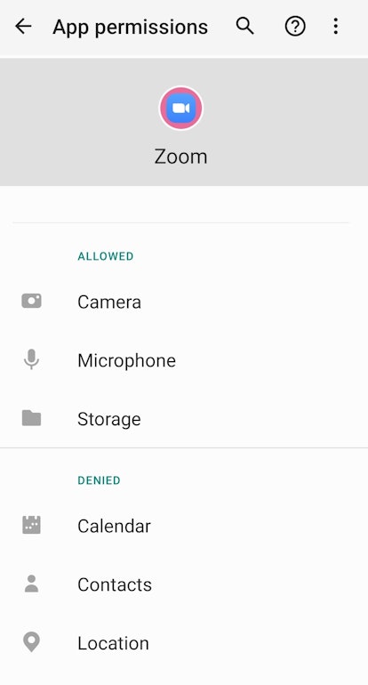 If you're headphones aren't working on Zoom, check your app permissions on your phone.