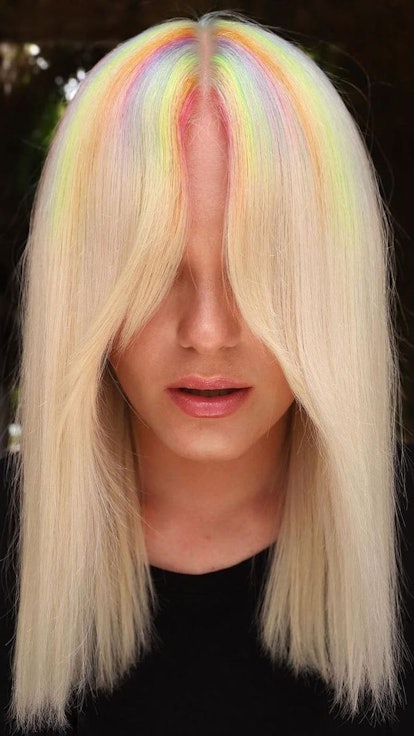 Rainbow hair color ideas