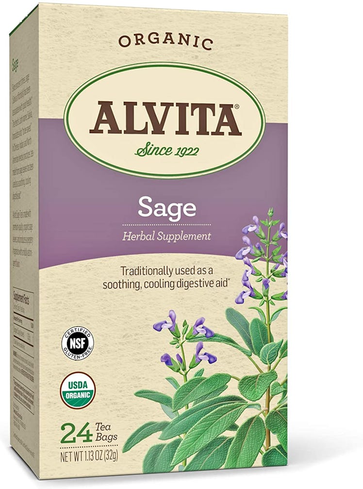 Alvita Organic Sage Herbal Tea (24 Pack)