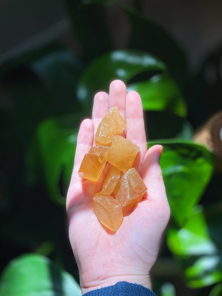 Honey Calcite Raw Crystal
