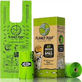 Planet Poop Compostable Dog Poop Bag for Small Dog Breeds (60 Count)