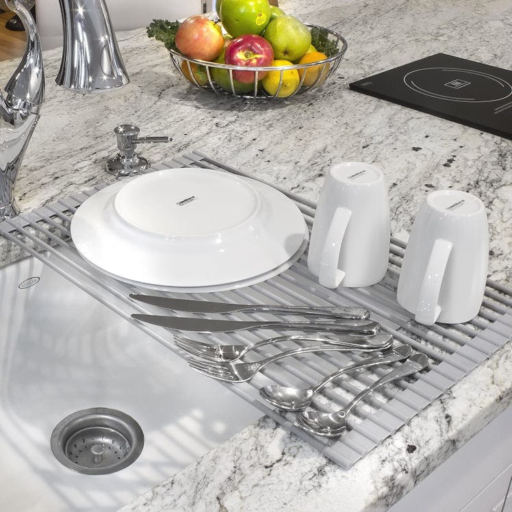 Sorbus Roll-Up Dish Drying Rack