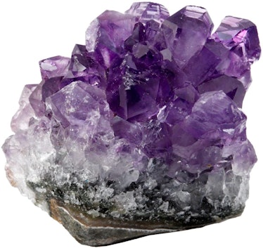 Natural Purple Amethyst Quartz Crystal Cluster Geode Druzy Home Decoration Gemstone Specimen