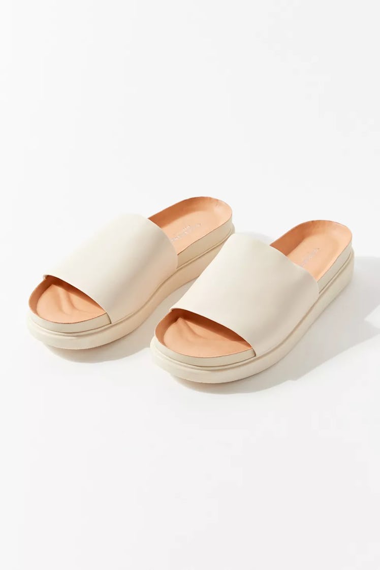 Erin Leather Slide Sandal