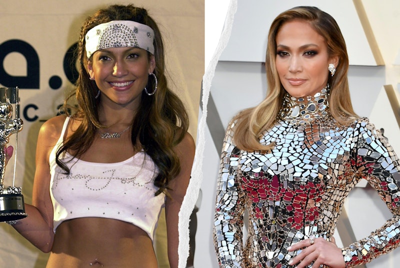 These Jennifer Lopez outfits are truly unforgettable, from her Versace dress to her Sean John crop t...