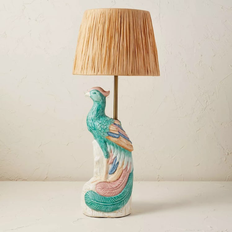 Peacock Table Lamp