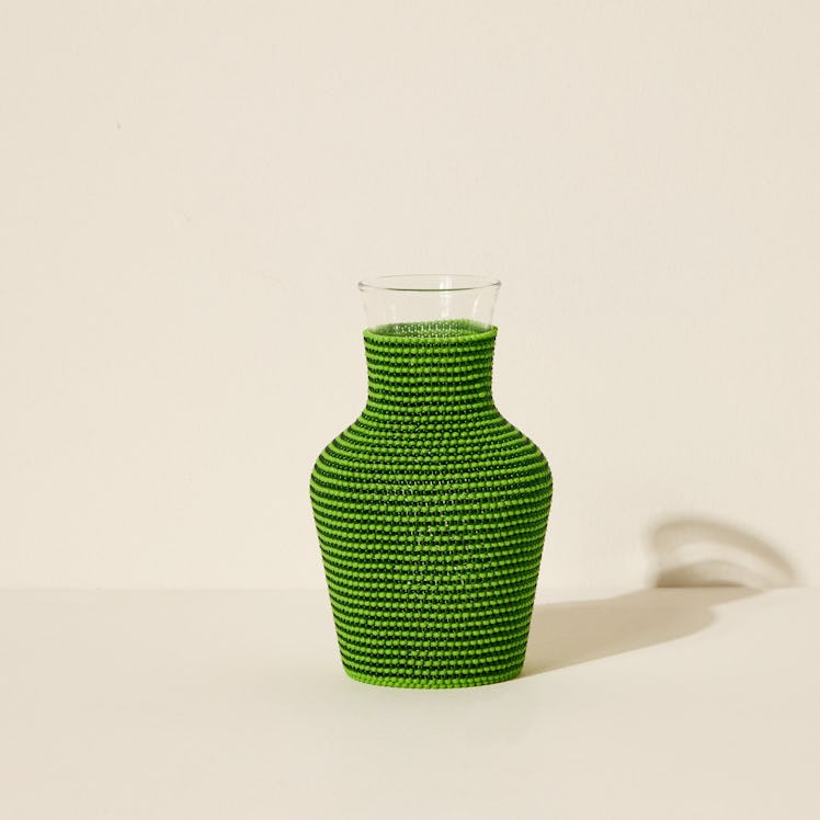 Beaded Water Carafe - Green