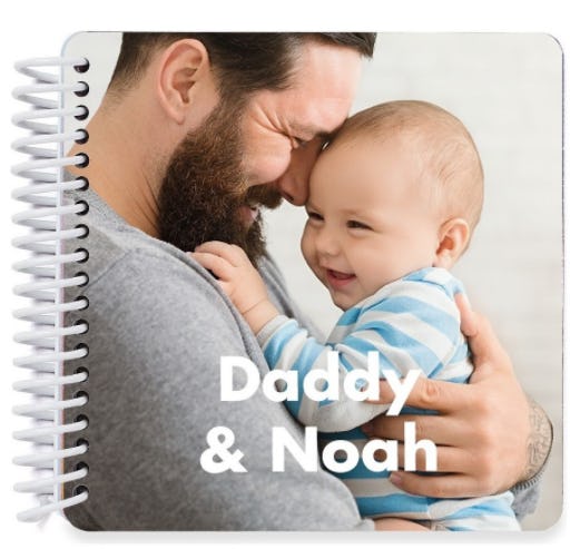 Fathers day store book from baby