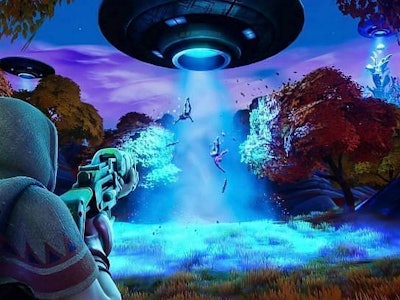 ภาพสกรีนช็อตของ Fortnite UFO