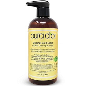 PURA D'OR Original Gold Label Anti-Thinning Biotin Shampoo, 16 Fl. Oz. 
