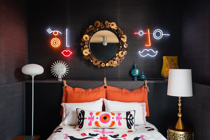 Jonathan Adler's collection with Yellowpop includes this whimsical neon art piece. 