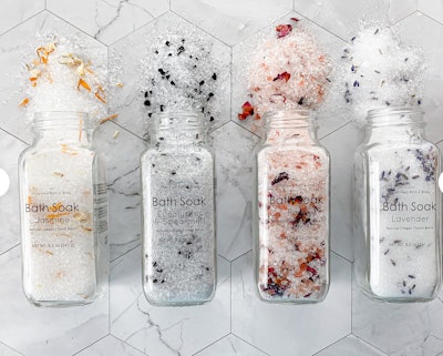 Bath Salts | Jasmine, Rose, Eucalyptus & Spearmint, or Lavender