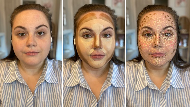 Elite Daily Senior Style Editor Theresa Massony tests multiple viral TikTok contouring hacks to see ...