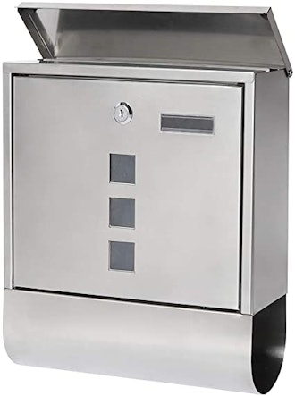 Parrency Stainless Steel Mailbox With Key Lock