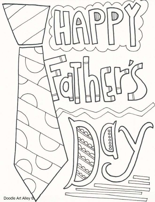 Happy Father's Day Tie