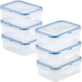 LOCK & LOCK Easy Essentials Container Food Storage Bins (6-Pack)