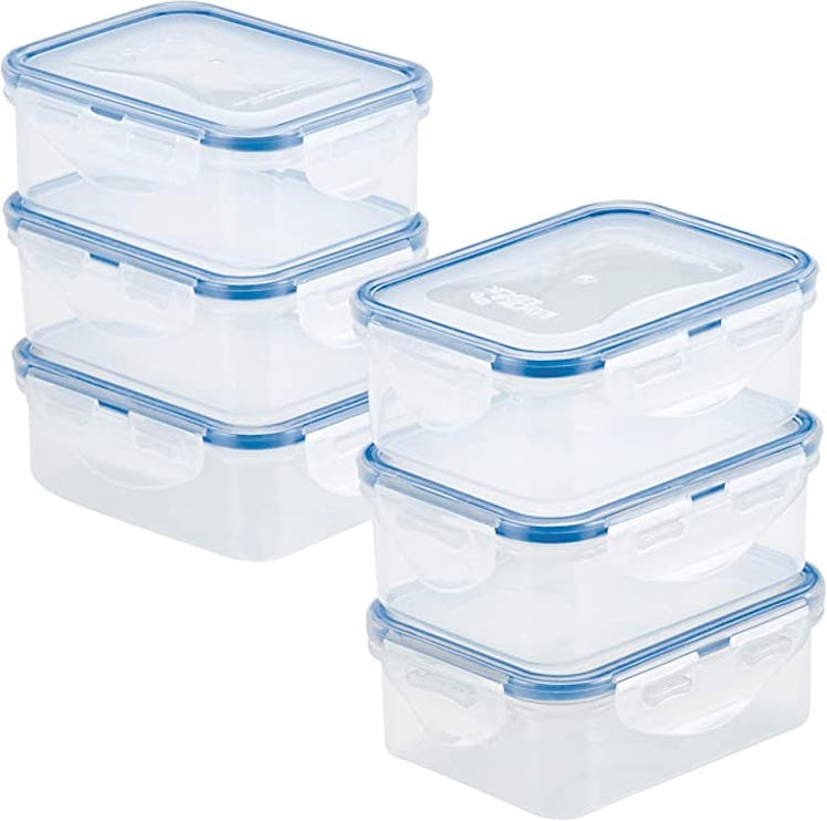 LOCK & LOCK Easy Essentials Container Food Storage Bins (6-Pack)