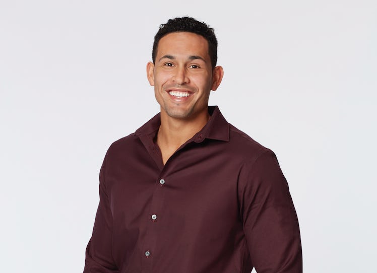 Thomas Jacobs in a maroon shirt on Katie Thurston's season of 'The Bachelorette'