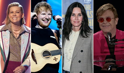 Brandi Carlile, Ed Sheeran, Courteney Cox, and Elton John