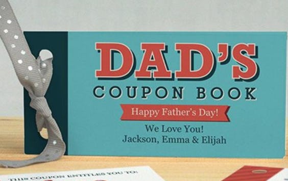 Personalized book for 2024 dad from daughter