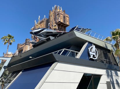 Disneyland's new Avengers Campus, full of MCU Easter eggs.