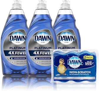 Dawn Dish Soap Platinum Dishwashing Liquid (5 Pieces)