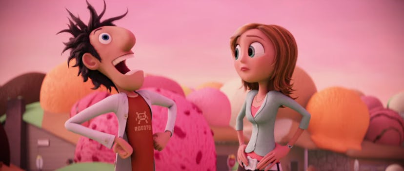 'Cloudy With A Chance Of Meatballs' is based on a popular children's book.