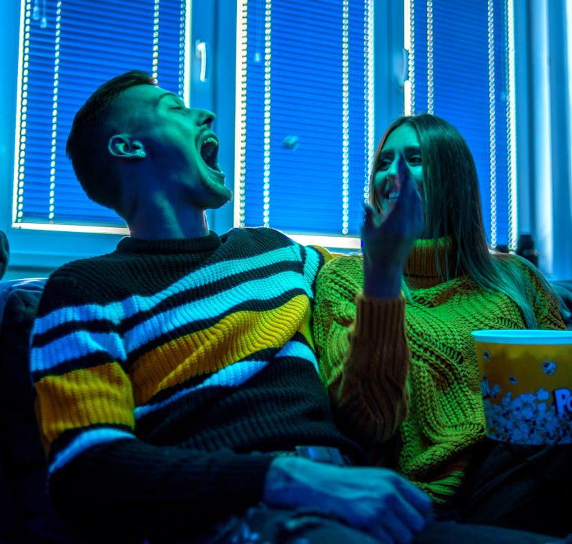 Young couple, who are compatible based on their zodiac elements (ex. earth signs, water signs, etc.)...