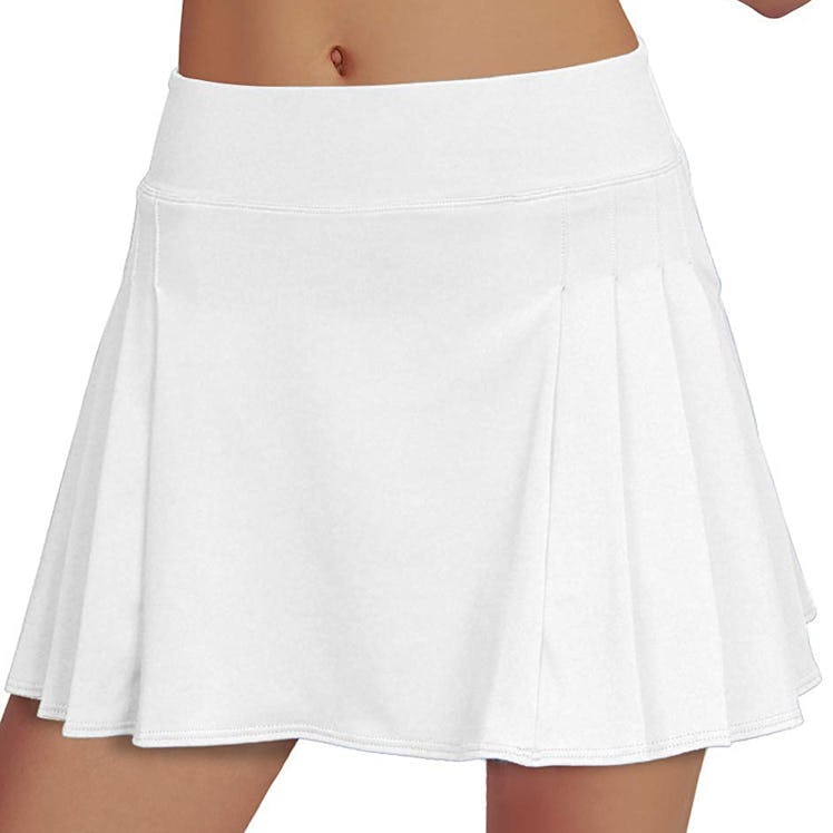 Rainbow Tree Pleated Tennis Skort