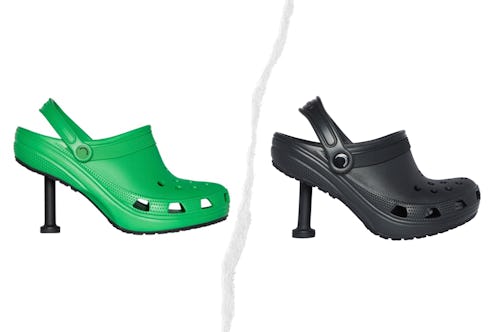 The internet is reacting to the latest iteration of Crocs to hit the market: Crocs stilettos courtes...