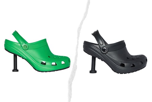 The internet is reacting to the latest iteration of Crocs to hit the market: Crocs stilettos courtes...