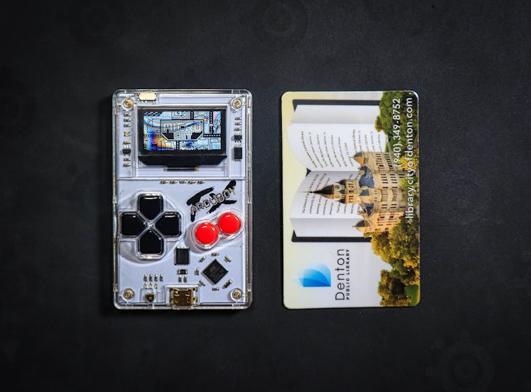 Arduboy FX review: The size of a credit card.