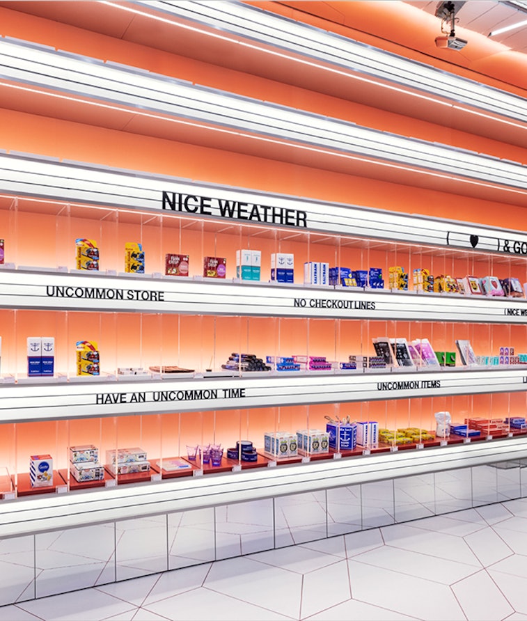 Rendering of the cashierless Uncommon Store in Seoul South Korea. Shopping. Retail. Amazon Go.