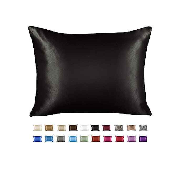 SHOPBEDDING Luxury Satin Pillowcase with Hidden Zipper