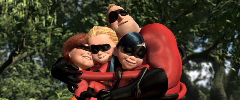 'The Incredibles' is a movie about a family of superheroes battling science fiction villains.