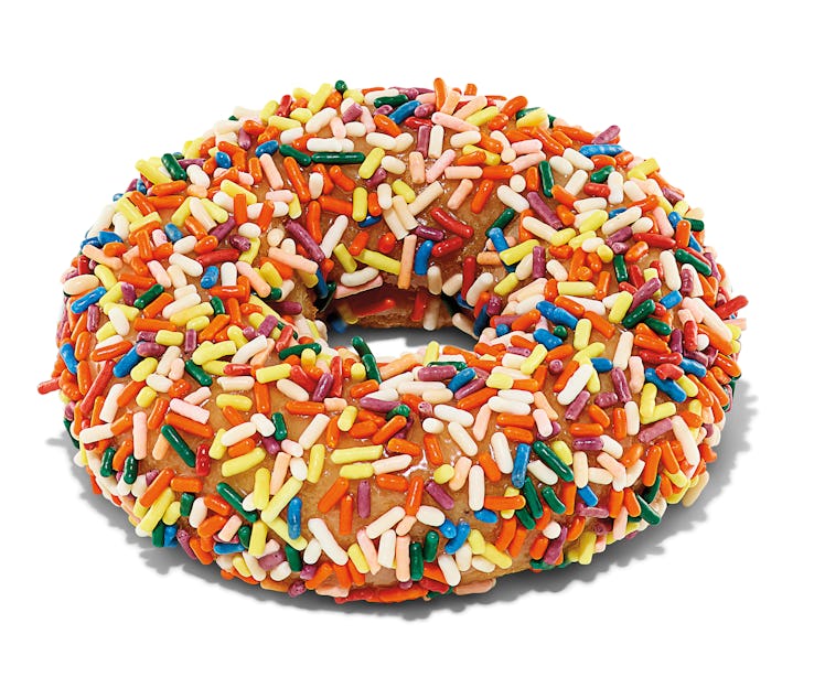 Dunkin's Pride 2021 cup, merch, and donut are a rainbow dream.