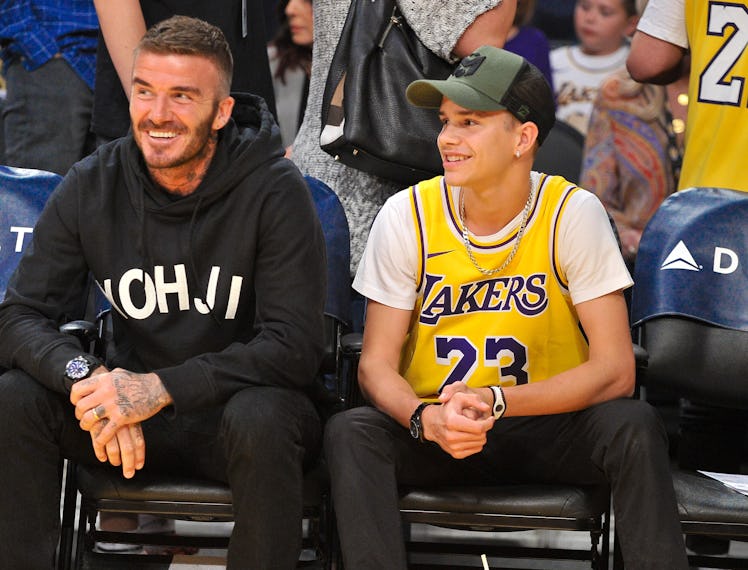 David and Romeo Beckham