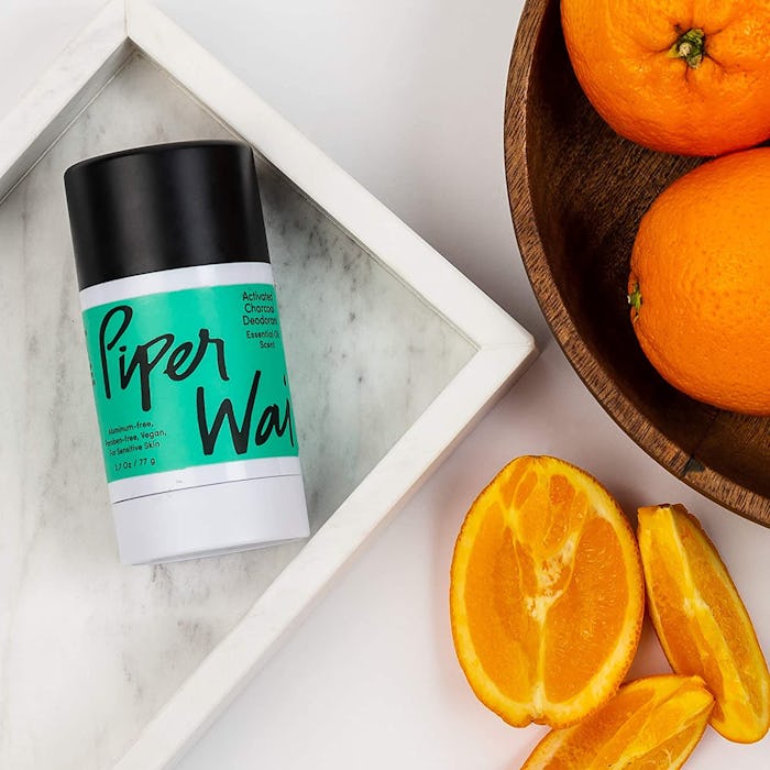 PiperWai Natural, Charcoal Deodorant Stick