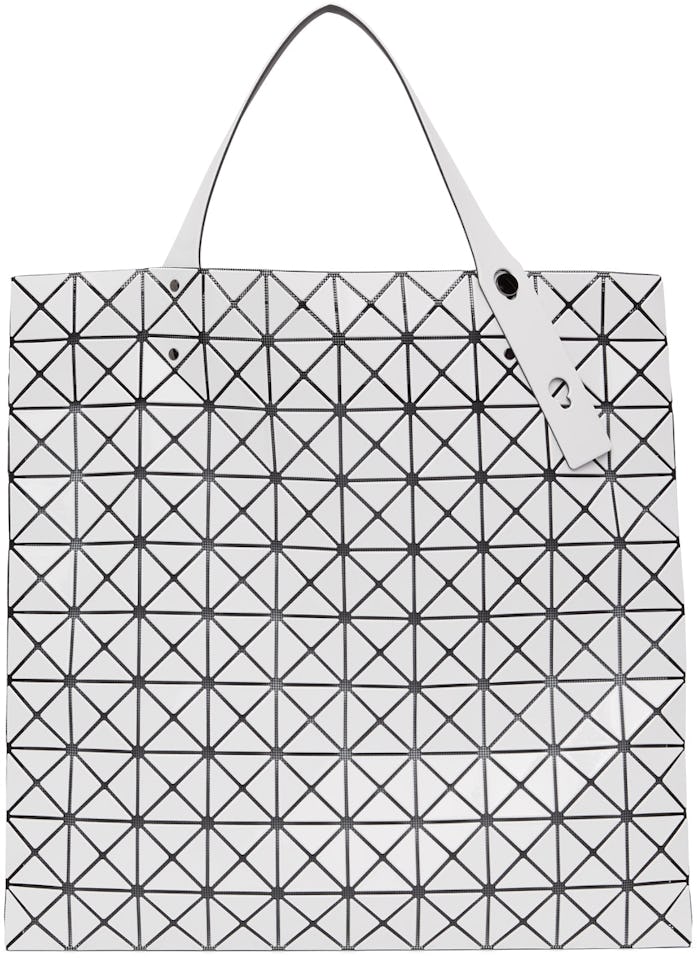 Bao Bao Issey Miyake White Prism Tote