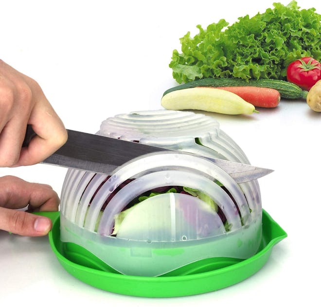 WEBSUN Salad Cutter Bowl and Strainer